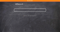 Desktop Screenshot of duffzone.co.uk